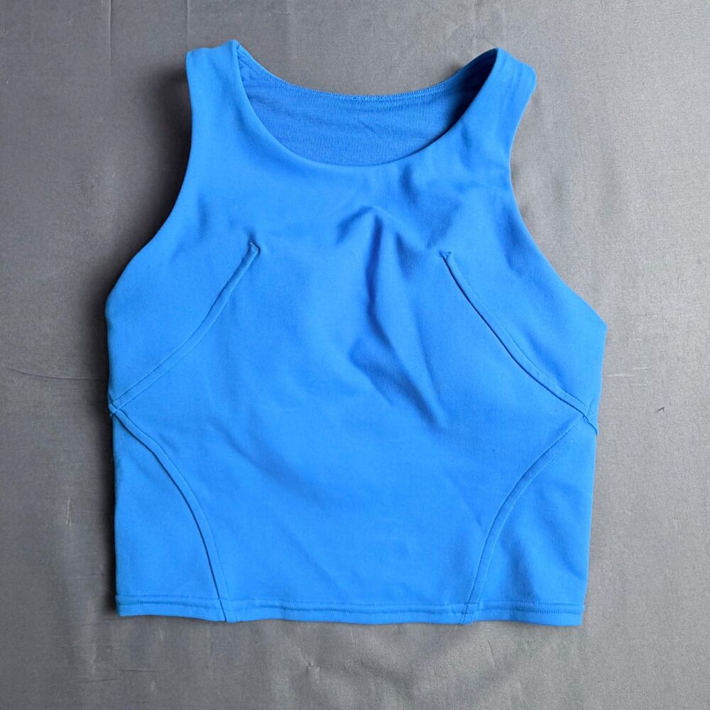 Royal Blue Lululemon Sports Bra Full Back Size 2 Gym Running Activewear Women's